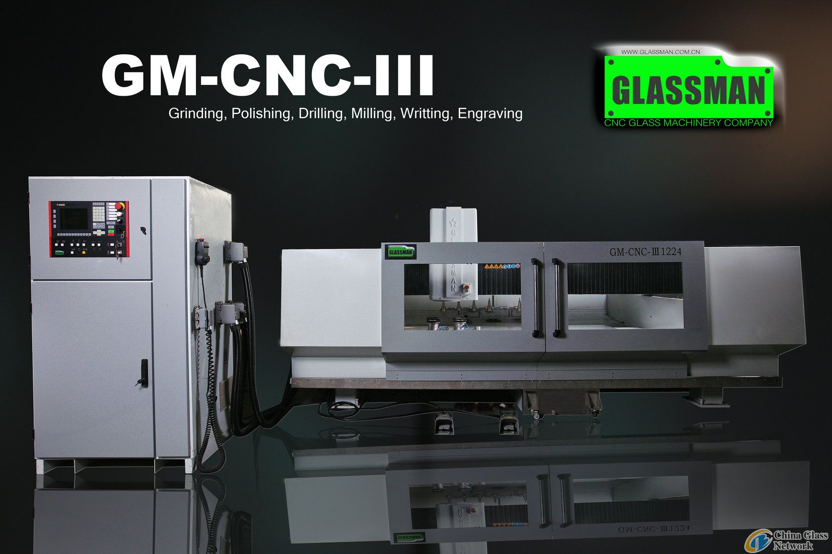 CNC glass working center